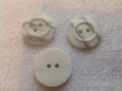 New 25  3/4 INCH DULL WHITE WITH RAMDON GRAY STREAK DONE WITH SMALL TOP RIM - Image 1 of 3