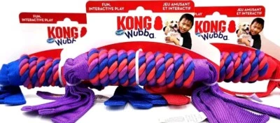 KONG Tugga Wubba Balístico con Cuerda XL Remolcador y Buscador Juguete para Perros *Elige Color 23" Foto 1 de 2
