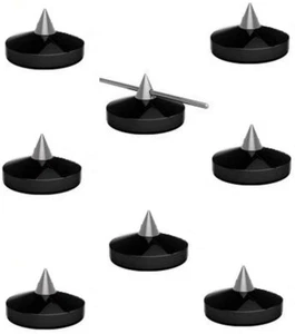 Audio Selection Spikes justierbar schwarz 8 Stück Absorber Spikes - Bild 1 von 3