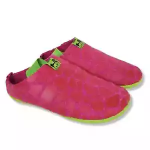 Camper Wabi Wool Slippers Pink Green Kids Size 31 Girls Boys Youth - Picture 1 of 8