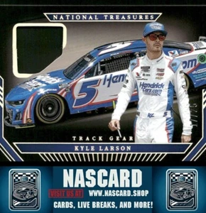 2024 National Treasures Track Gear Holo Silver Kyle Larson /25 - Picture 1 of 2