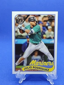 2024 Topps Series 2 Julio Rodriguez #89B2-9 1989 Topps - Picture 1 of 2