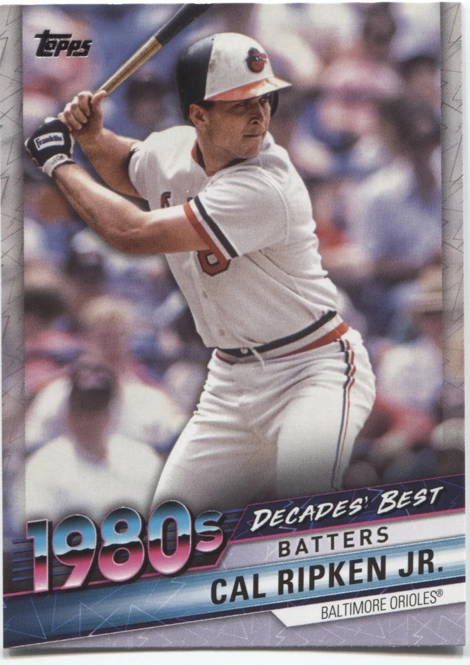 2020 Topps Series 1 CAL RIPKEN JR Decades' Best #DB-44  - BALTIMORE ORIOLES - - Image 1 of 1