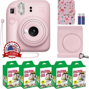 Cámara de Fotos Instantánea Para Niñas Rosa Con Cartuchos Incluidos Regalo Niña - Imagen 1 de 8