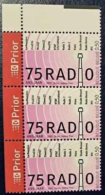 Belgium MNH Stamps 2005 Radio 75 years - Image 1 of 2