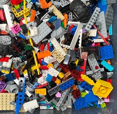 LEGO Brick Bulk Lot - 5 lbs. - Asst. Blocks Parts Pieces Mixed Building Bricks - Image 1 of 4