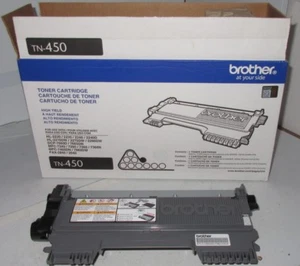 EMPTY Brother TN-450 Premium Printer Toner Cartridge Genuine OEM for Refill Virg - Zdjęcie 1 z 7