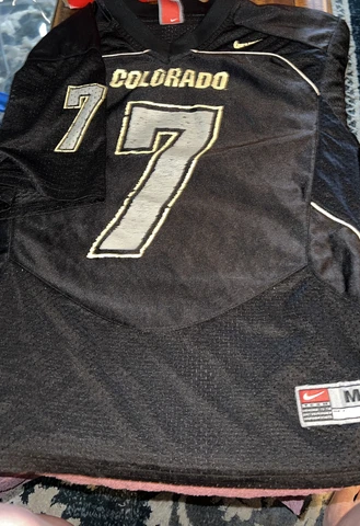 Nike Colorado Buffaloes Football Jersey Childrens Mesh Black Size Medium Cover
