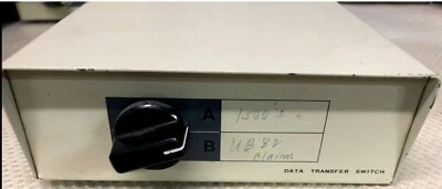 2-Port Data Transfer Switch A/B 25-Pin Serial/Parallel/Printer - Image 1 of 4