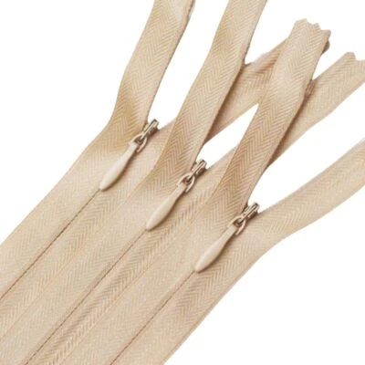 10pcs 16 Inches Invisible Zippers Conceal Zippers for Sewing Dress Garments C... - Image 1 of 4