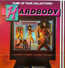 Hard Body Pinball Flyer Rachel McLish 1986 Original Female Bodybuilder Artwork