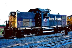 ORIGINAL KODACHROME SLIDE ROCK ISLAND C-415 #423 BLUE ISLAND, IL 21. AUGUST 1978 - Bild 1 von 1