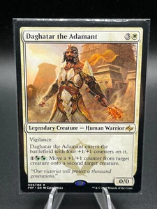 Magic The Gathering Daghatar the Adamant 009/185 Wilds of Eldraine Regular Raro Legendario - Imagen 1 de 2
