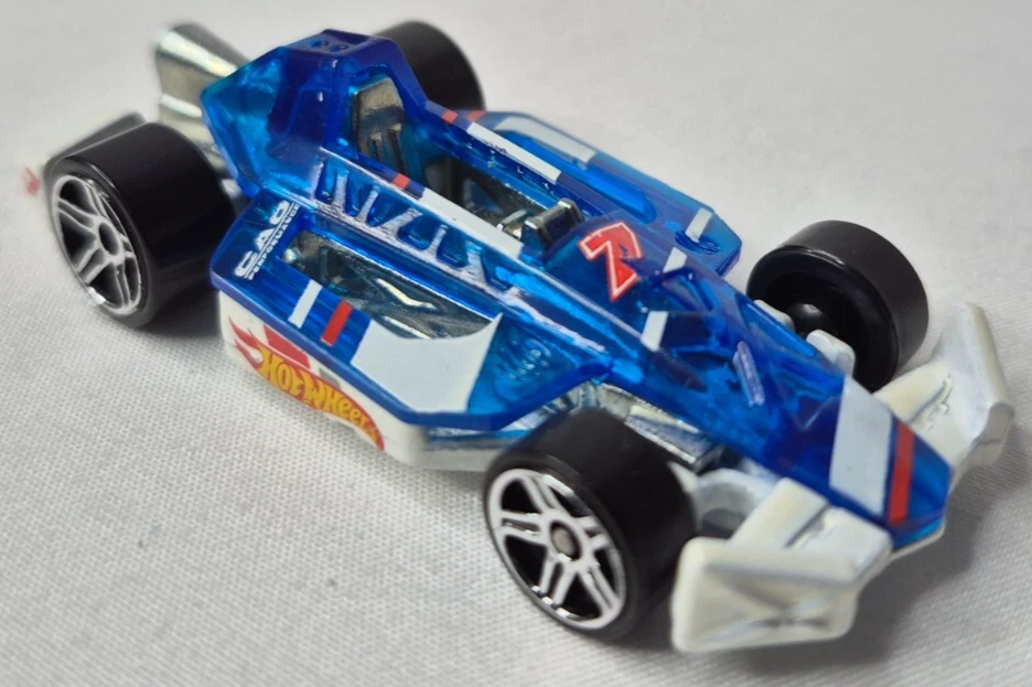 2013 Hot Wheels HW Racing Arrow Dynamic #110-Translucent Blue - Image 1 of 1
