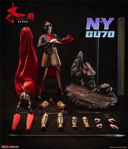 TBLeague PL2023-204A 1/6 Ancient General MULAN-Black 12''Female Action Figure Cover
