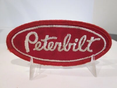 CAMIONES DE PARCHE UNIFORME DE COLECCIÓN PETERBILT MOTORS 4" CIRCA AÑOS 60 GASA TRASERA MERROWED Foto 1 de 4