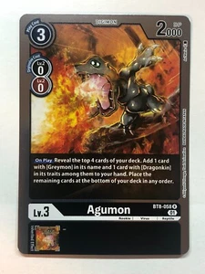 Digimon New Awakening Agumon BT8-058 R NM/M - Picture 1 of 1