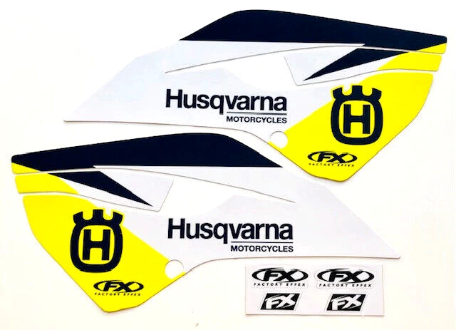 Factory Effex SR3 Graphics Shrouds Husqvarna TE FE 125 - 501 14 15 16 NEW - Image 1 of 1