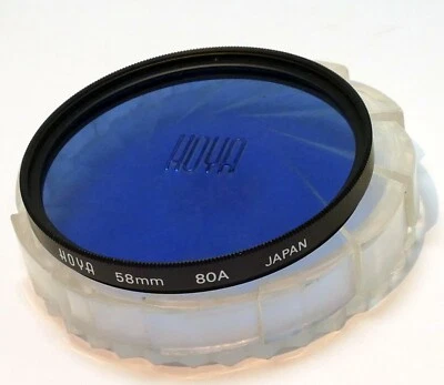 HOYA Lens Filter 58mm 80A blue - Image 1 of 4