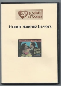 Honor Amoung Lovers DVD - Picture 1 of 1