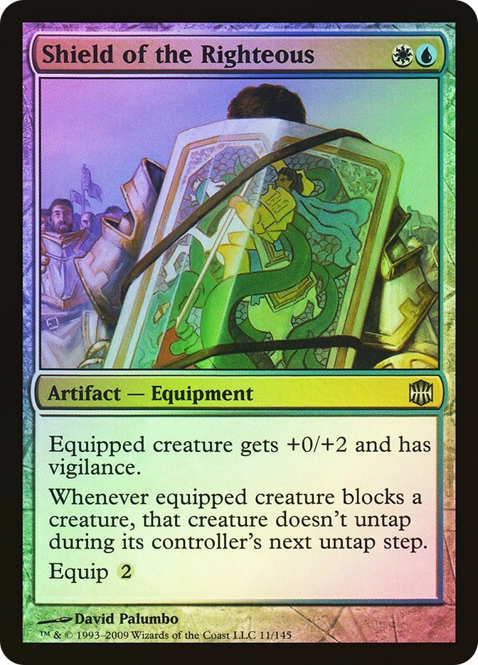 MTG FOIL Shield of the Righteous  - Alara Reborn #011 - Image 1 of 1