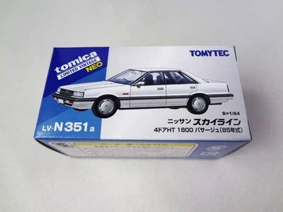 Tomica Vintage Neo 1/64 Nissan Skyline 4 porte HT 1800 Passage 1985 LV-N351a - Immagine 1 di 4