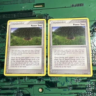 Power Tree 76/92 EX Legend Maker Pokemon Card Trainer Stadium Non-Holo 2 - Image 1 of 4