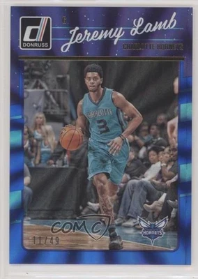 2016-17 Panini Donruss Blue Holo Laser /49 Jeremy Lamb #47 - Image 1 of 2