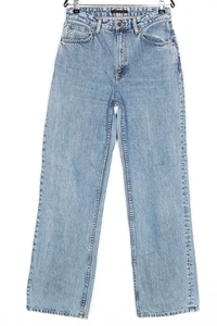Jeans donna NUDIE JEANS CLEAN EILEEN GENTLE FADE gamba larga taglia W28 L32 relaxed - Foto 1 di 9