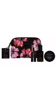 Brand New with Tags Ted Baker SMALL Cosmetic Bag Collection 4 Piece Gift Set - Picture 1 of 6