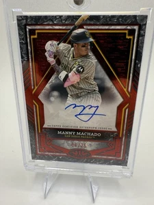 2025 Topps Tier One - Manny Machado - Autografo /25 - Padres - Foto 1 di 7