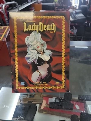 SALE! 2001 Brian Pulido Lady Death Mini-Bust Special Ed #139/300 - Chaos! Comics - Image 1 of 4