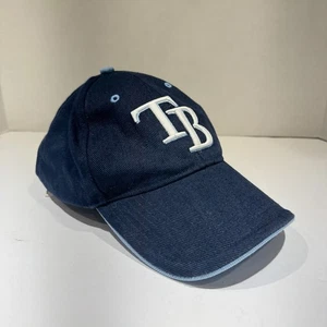 Baseballmütze Kappe Fan Favorite Tampa Bay Rays TB marineblau Hakenverschluss - Bild 1 von 7