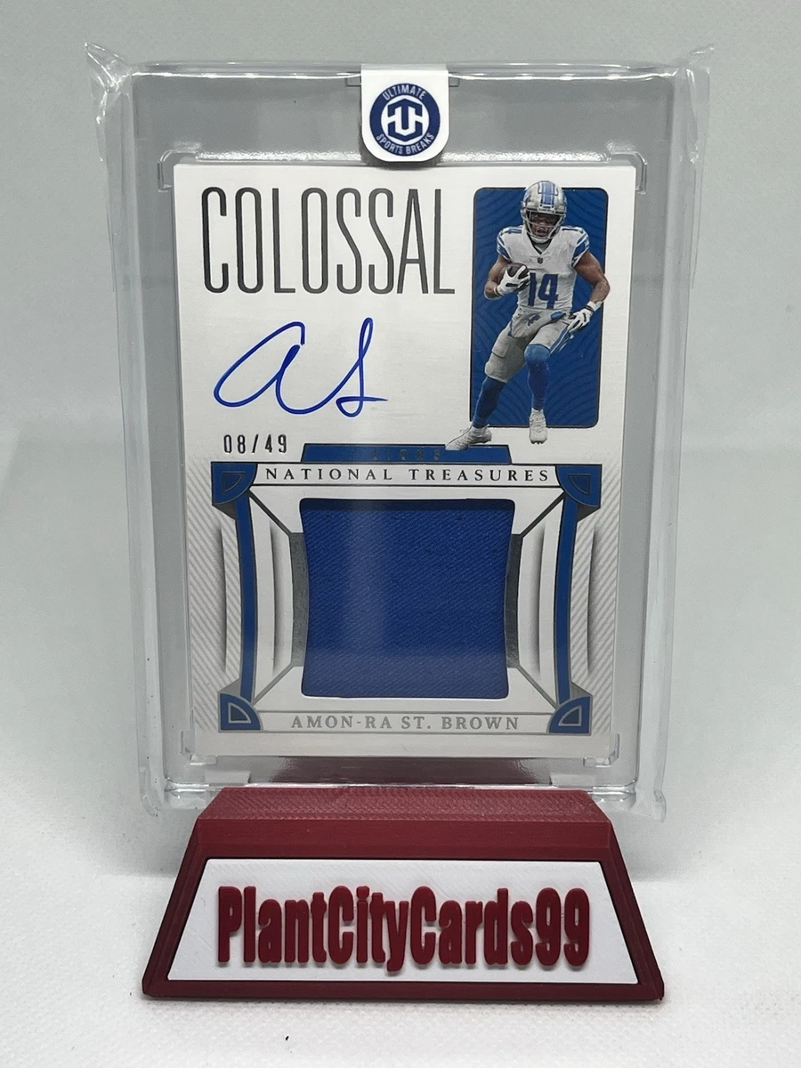 2021 Panini National Treasures Amon-Ra St. Brown #183 for sale | eBay