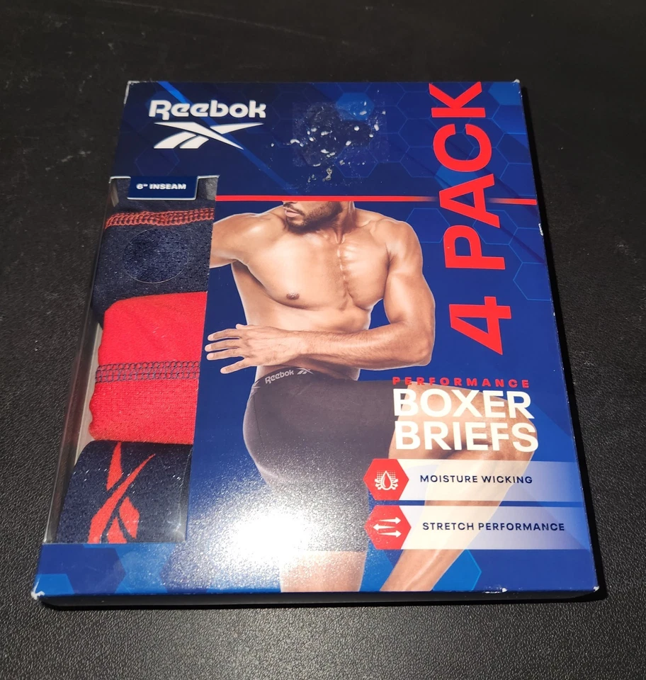 REEBOK PACOTE MASCULINO 4 GRANDE - ROUPA ÍNTIMA  - Imagem 1 de 4