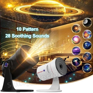 Galaxy Projector Starry Star Planetarium Night Light Bedroom Ceiling Projection - Picture 1 of 15