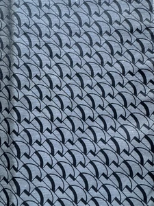 Ralph Lauren Appollinaire Deco Steel Fabric Remnant 24"x24" - Picture 1 of 3