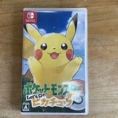 Pokemon Let’s Go Pikachu Nintendo Switch Japón Ver Completo Probado Japonés... - Imagen 1 de 2