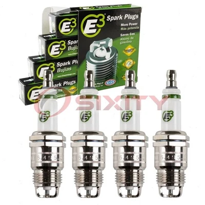 4 bujías E3 para Mercury Capri 1973-1974 2,0 L L L4 cable de encendido VW Foto 1 de 4