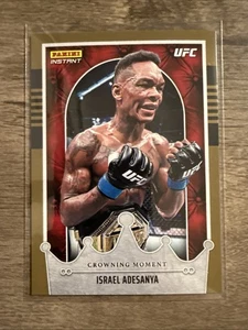 2022 Panini Instant UFC Crowning Moment Gold /125 Israel Adesanya #CM7 - Bild 1 von 2