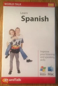 Nuevo y Sellado CD-ROM World Talk Euro Learn Español Intermedio - Imagen 1 de 3