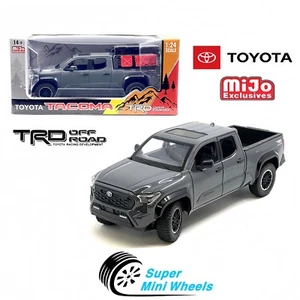 MiJo Exclusives 1:24 2024 Toyota Tacoma TRD Off-Road Edition – Grey - Picture 1 of 4