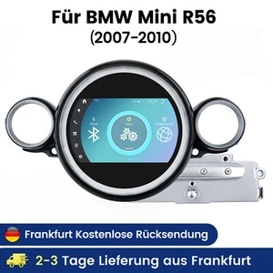 Für BMW Mini R56 2007-2010 Android 14 Autoradio GPS Navi Wifi SWC FM DAB+ 4+64GB - Bild 1 von 14