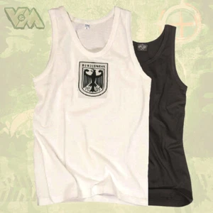 BUNDESWEHR SPORTHEMD HEMD WEISS SCHWARZ BW NATO SPORT JOGGING m ADLER BAUMWOLLE - Bild 1 von 2