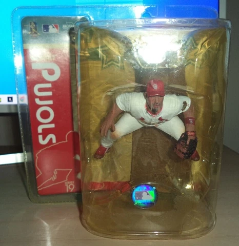 MLB SERIES 19 ALBERT PUJOLS MCFARLANE WHITE JERSEY ST LOUIS CARDINALS NIP Cover