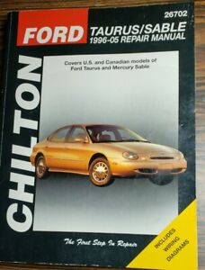 Ford Taurus/Sable 1996-05 Chilton repair manual 26702