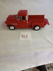 Vintage Chevrolet 1955 Chevy Stepside 1:24 Die Cast Toy Pick Up Truck Red
