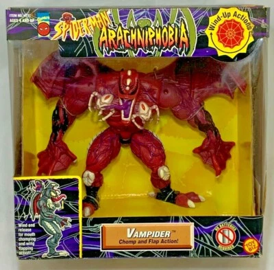 Figura de acción TOYBIZ Marvel Spider-Man Aracnofobia VAMPIRO Wind-Up Attack Foto 1 de 4