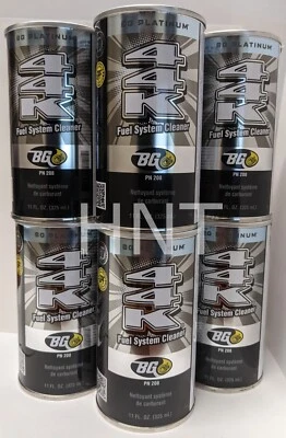BG 44K Platinum Fuel System Cleaner Power Enhancer 11oz cans 6 pack - Image 1 of 4