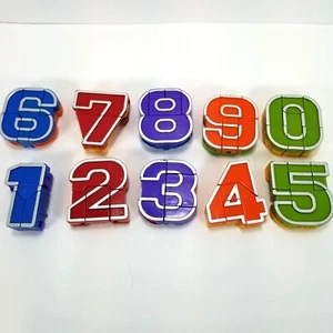 Transforming Numbers 0 thru 9 Robots Magic Combiner Educational Toy-3+ Lydaz - Picture 1 of 11